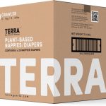 Terra Size 5 Diapers: 85% Plant-Based Diapers, Ultra-Soft & Chemical-Free for Sensitive Skin, Superior Absorbency for Day or Nighttime Diapers, Designed for Toddlers 28-39 Pounds, 16 Count